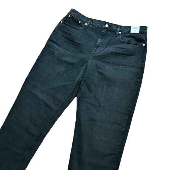 NWT J.CREW Slouchy Boyfriend Jeans in Washed Black SZ 14T - Picture 5 of 13